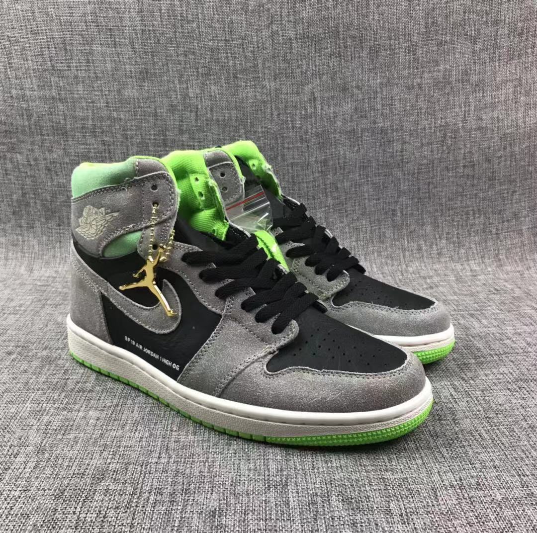 2019 Air Jordan 1 Retro High OG Ash Grey Green